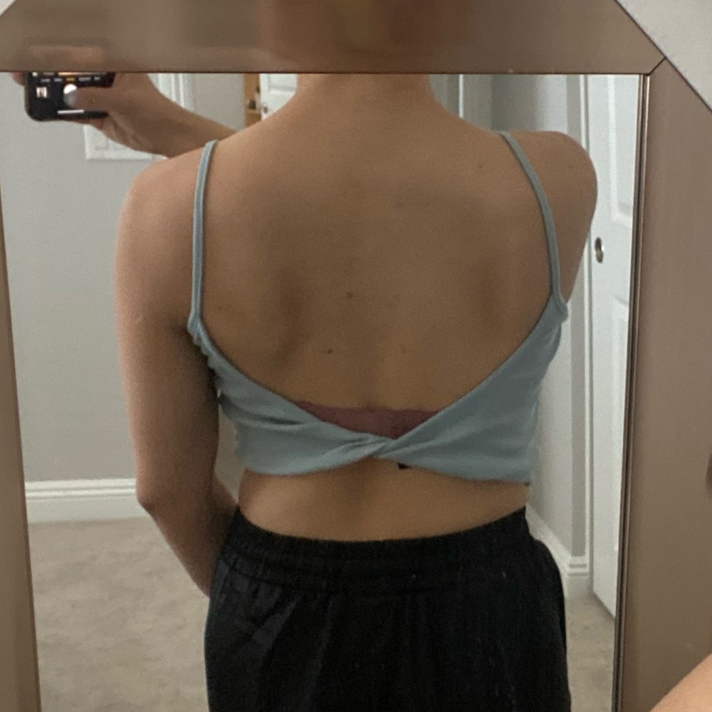 SUMMER SALE* SHEIN Twist Low-back Crop Top